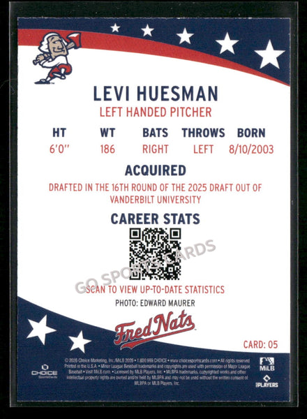 2026 Fredericksburg Nationals Levi Huesman