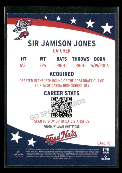 2026 Fredericksburg Nationals Sir Jamison Jones