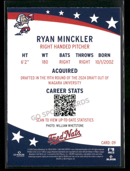 2026 Fredericksburg Nationals Ryan Minckler