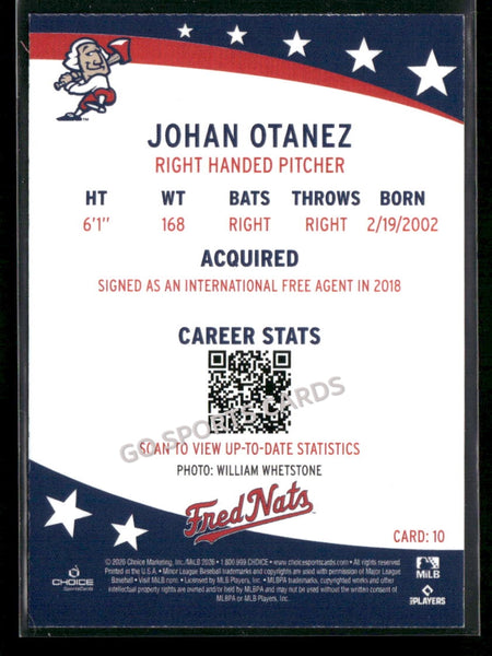 2026 Fredericksburg Nationals Johan Otanez