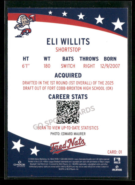 2026 Fredericksburg Nationals Eli Willits