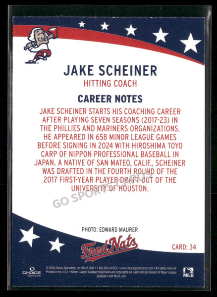 2026 Fredericksburg Nationals Jake Scheiner