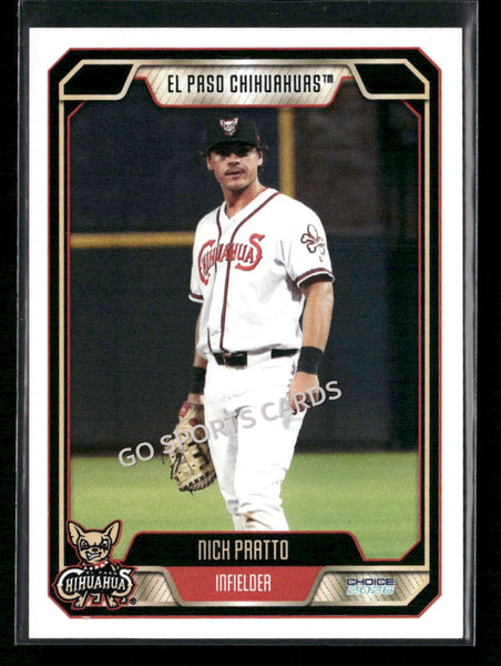 2026 El Paso Chihuahuas Nick Pratto