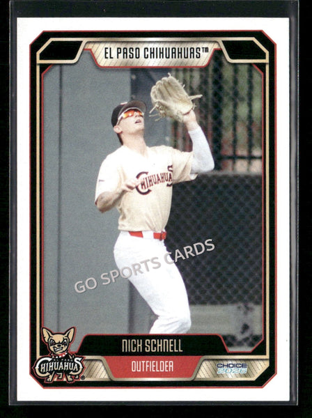 2026 El Paso Chihuahuas Nick Schnell