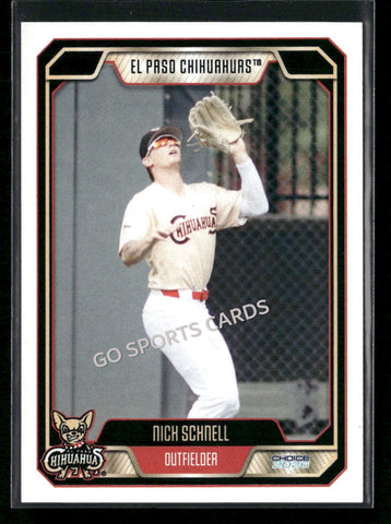 2026 El Paso Chihuahuas Nick Schnell