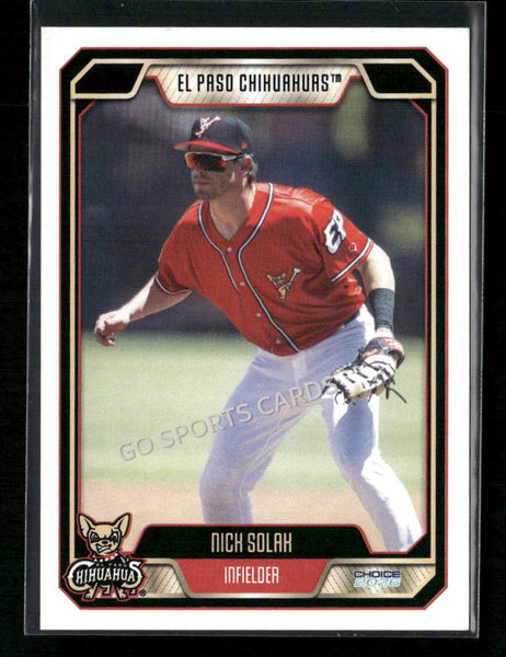 2026 El Paso Chihuahuas Nick Solak