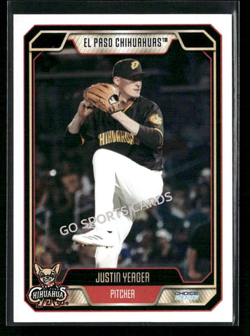 2026 El Paso Chihuahuas Justin Yeager
