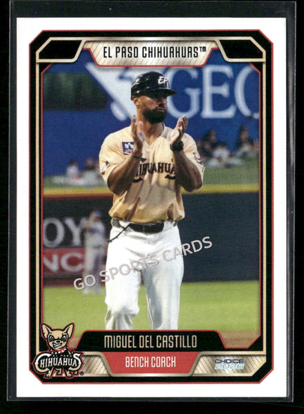 2026 El Paso Chihuahuas Miguel Del Castillo