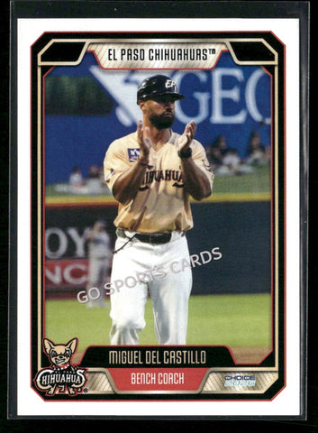 2026 El Paso Chihuahuas Miguel Del Castillo