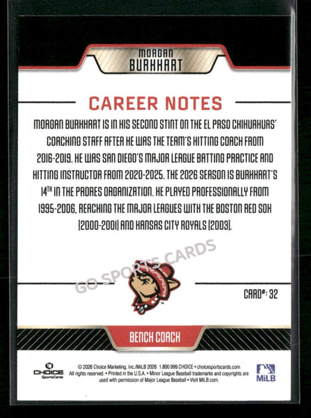 2026 El Paso Chihuahuas Morgan Burkhart