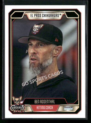 2026 El Paso Chihuahuas Ben Rosenthal