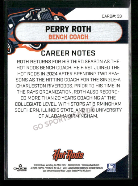 2026 Bowling Green Hot Rods Perry Roth