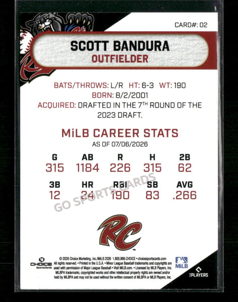 2026 Sacramento River Cats Scott Bandura