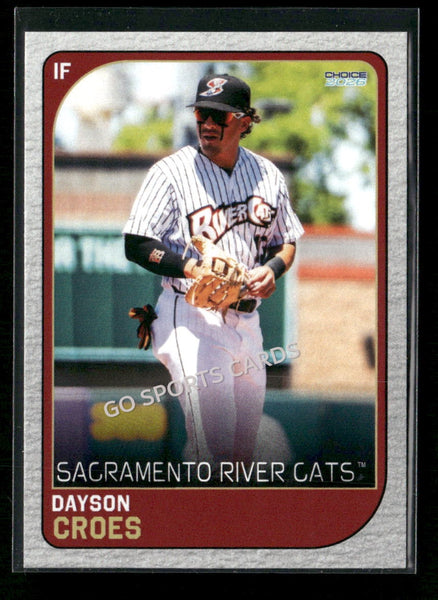 2026 Sacramento River Cats Dayson Croes