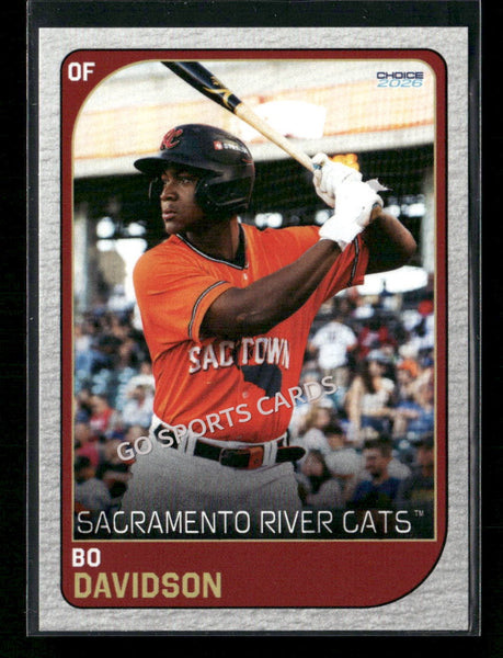 2026 Sacramento River Cats Bo Davidson