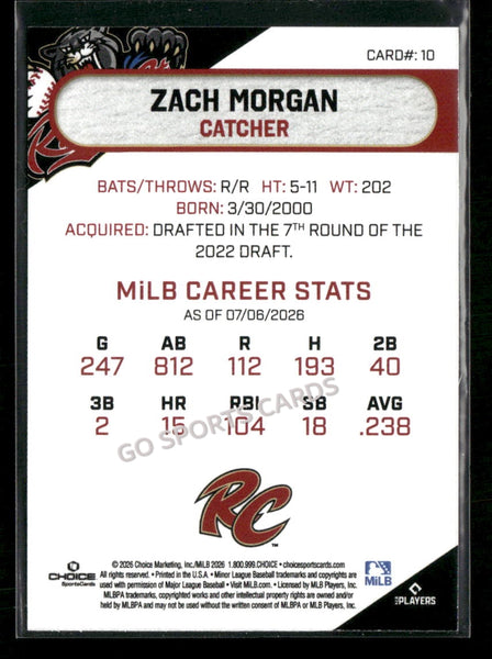 2026 Sacramento River Cats Zach Morgan