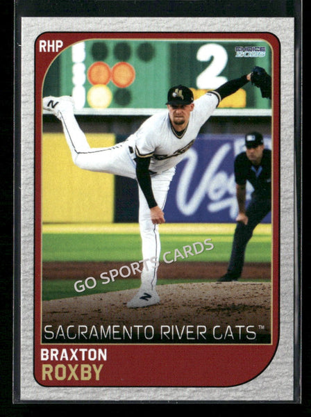 2026 Sacramento River Cats Braxton Roxby