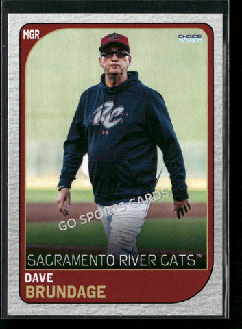 2026 Sacramento River Cats Dave Brundage