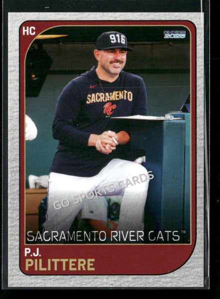 2026 Sacramento River Cats PJ Pilittere