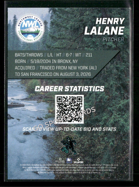 2026 Northwest League Top Prospects 2nd Henry Lalane
