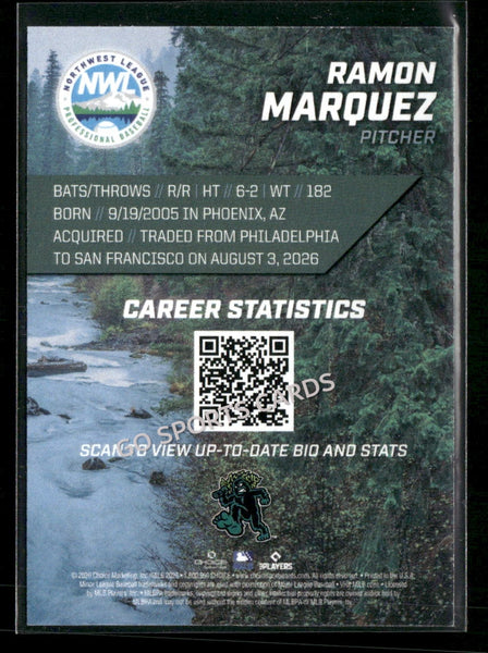 2026 Northwest League Top Prospects 2nd Ramon Marquez