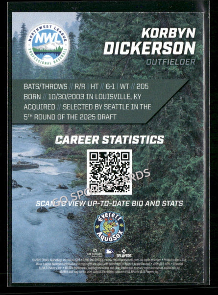 2026 Northwest League Top Prospects 2nd Korbyn Dickerson