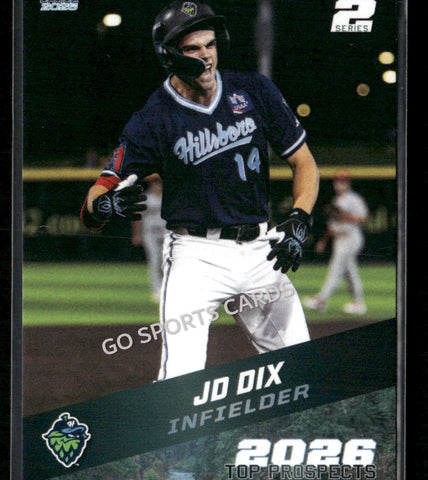 2026 Northwest League Top Prospects 2nd JD Dix