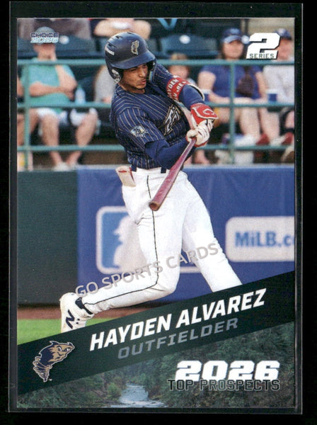 2026 Northwest League Top Prospects 2nd Hayden Alvarez