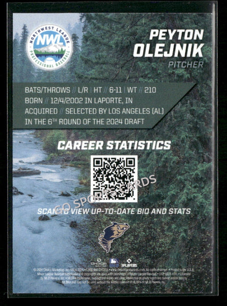 2026 Northwest League Top Prospects 2nd Peyton Olejnik
