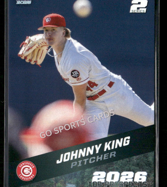 2026 Northwest League Top Prospects 2nd Johnny King
