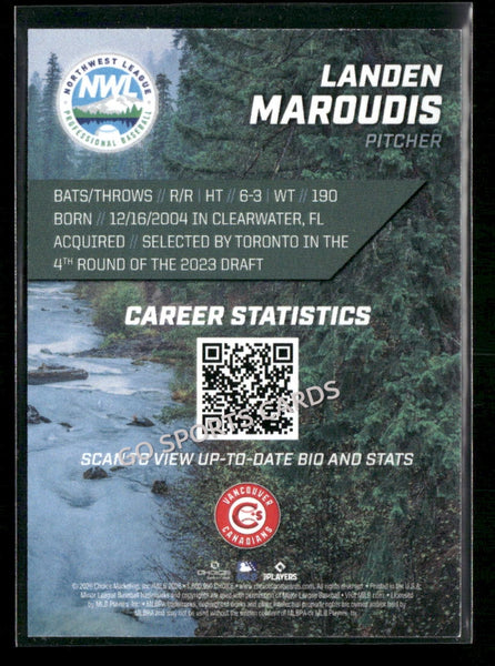 2026 Northwest League Top Prospects 2nd Landen Maroudis