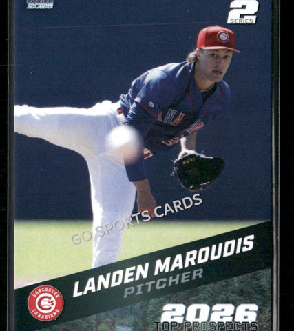 2026 Northwest League Top Prospects 2nd Landen Maroudis