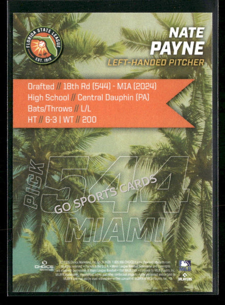 2026 Florida League Fresh Faces Top Prospects Nate Payne