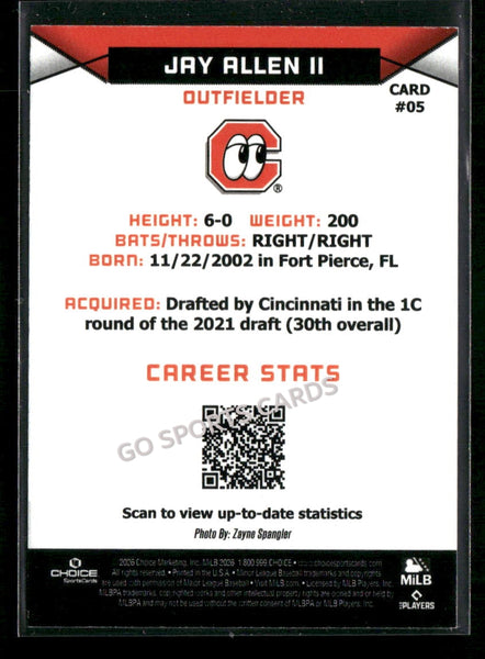 2026 Chattanooga Lookouts Jay Allen II