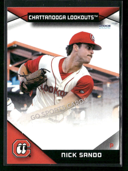 2026 Chattanooga Lookouts Nick Sando