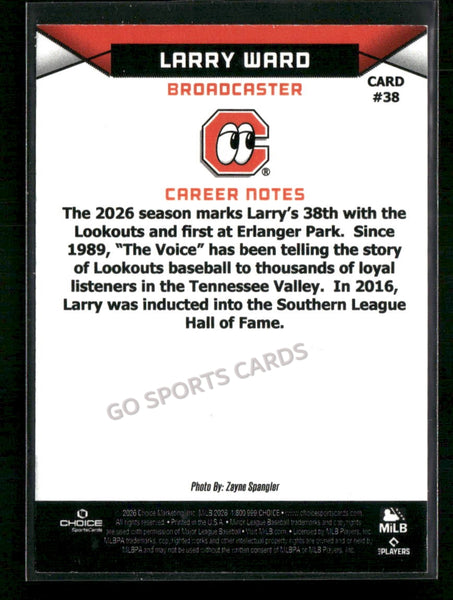 2026 Chattanooga Lookouts Larry Ward