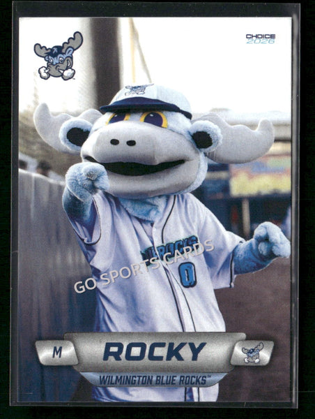 2026 Wilmington Blue Rocks Rocky Mascot
