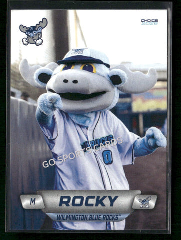 2026 Wilmington Blue Rocks Rocky Mascot