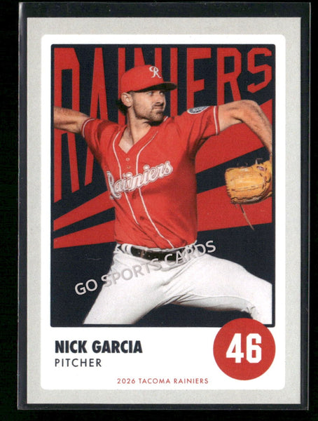 2026 Tacoma Rainiers Nick Garcia