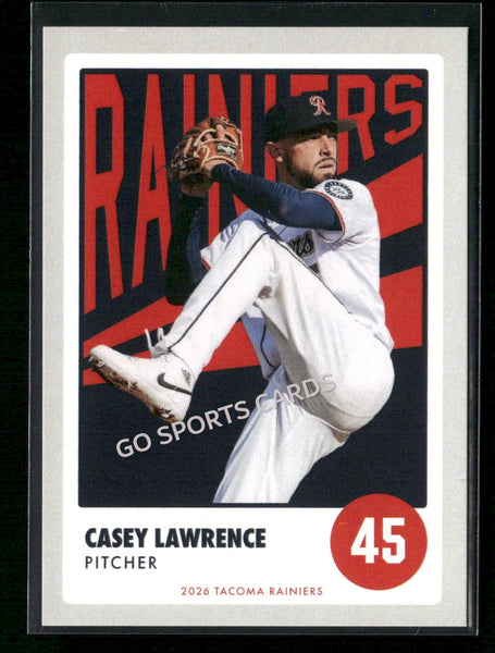 2026 Tacoma Rainiers Casey Lawrence