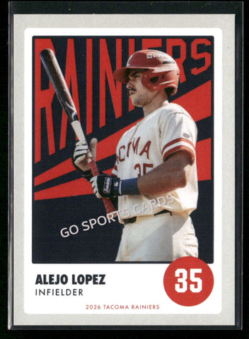 2026 Tacoma Rainiers Alejo Lopez