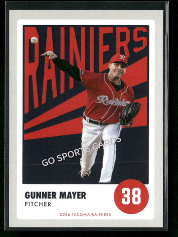 2026 Tacoma Rainiers Gunner Mayer