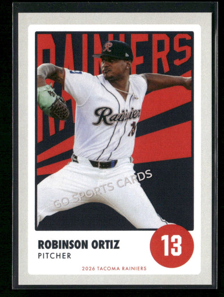 2026 Tacoma Rainiers Robinson Ortiz