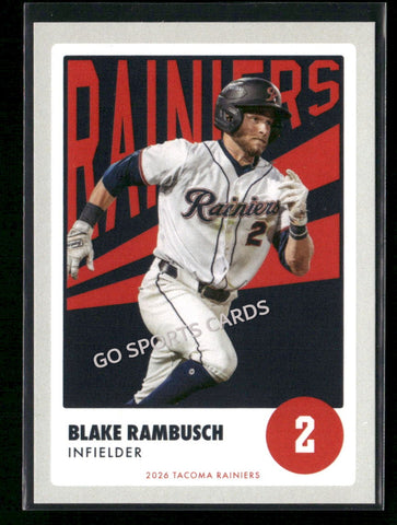 2026 Tacoma Rainiers Blake Rambusch