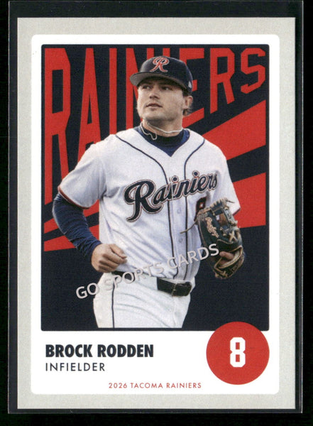 2026 Tacoma Rainiers Brock Rodden