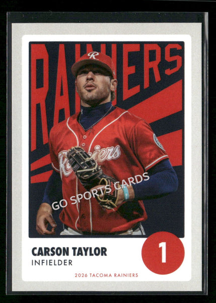 2026 Tacoma Rainiers Carson Taylor