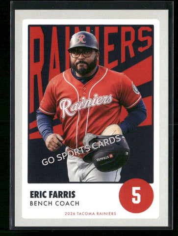 2026 Tacoma Rainiers Eric Farris