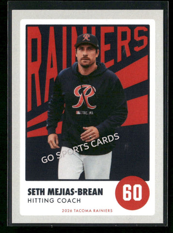 2026 Tacoma Rainiers Sean Mejias Brean