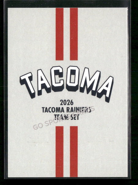 2026 Tacoma Rainiers Header Card