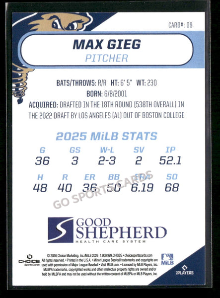 2026 Tri City Dust Devils Max Gieg